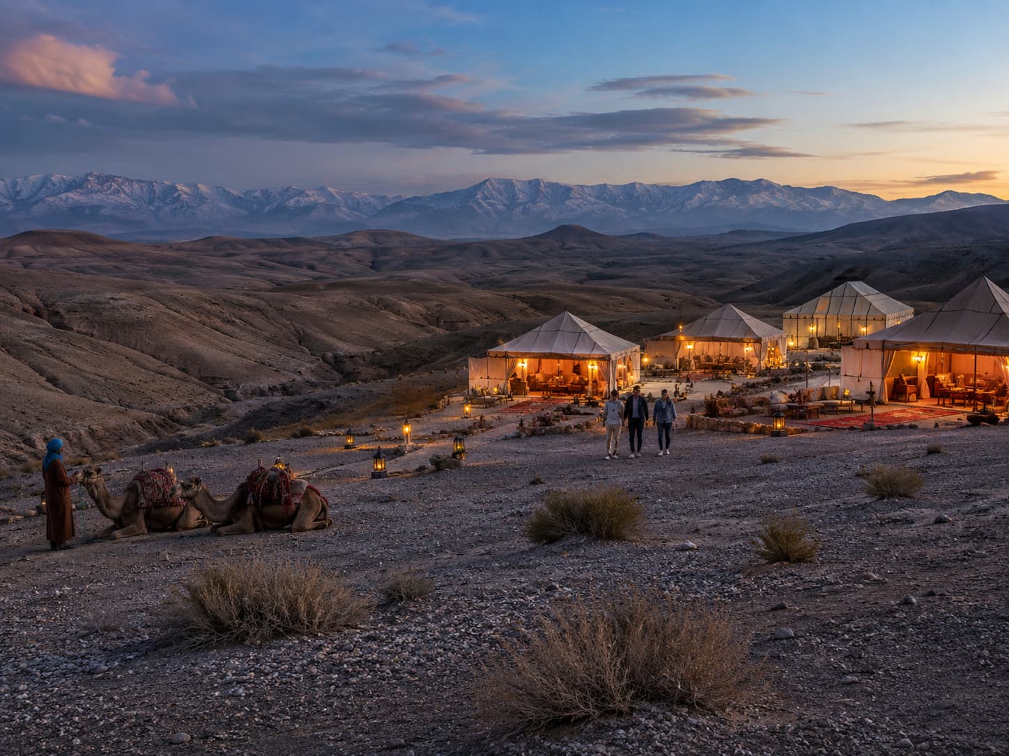 Best Sahara Tours from Marrakech, From Stone Desert to Golden Dunes